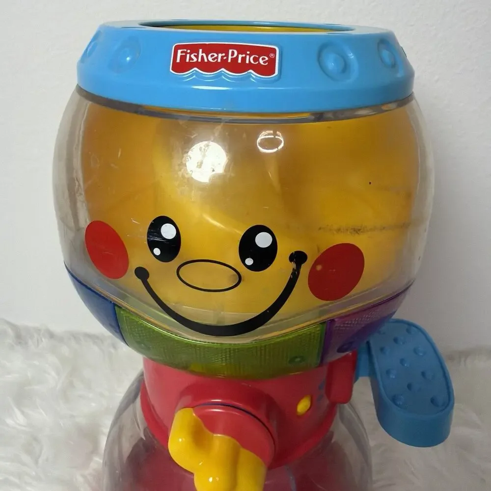 Vtg Fisher Price Roll-a-Round Swirlin’ Surprise Gumball Machine NO Balls WORKS